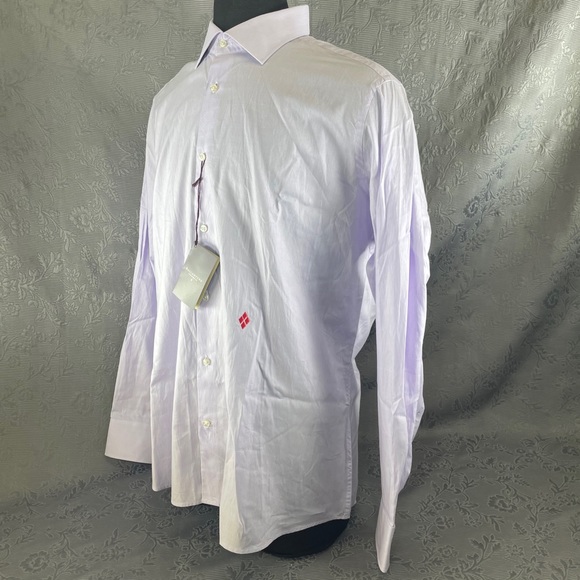 Ballantyne Lilac Button Down Dress Shirt - 53 in - Picture 8 of 13